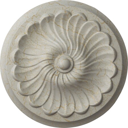 Flower Spiral Ceiling Medallion (Fits Canopies Up To 2), 12 1/4OD X 2 1/4P